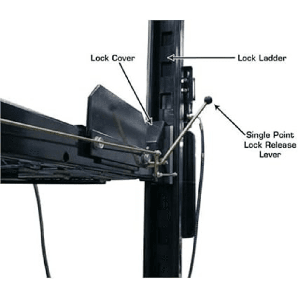 8000 LB Extra Tall Hobbyist 4-Post Lift – Atlas APEX8-EXT