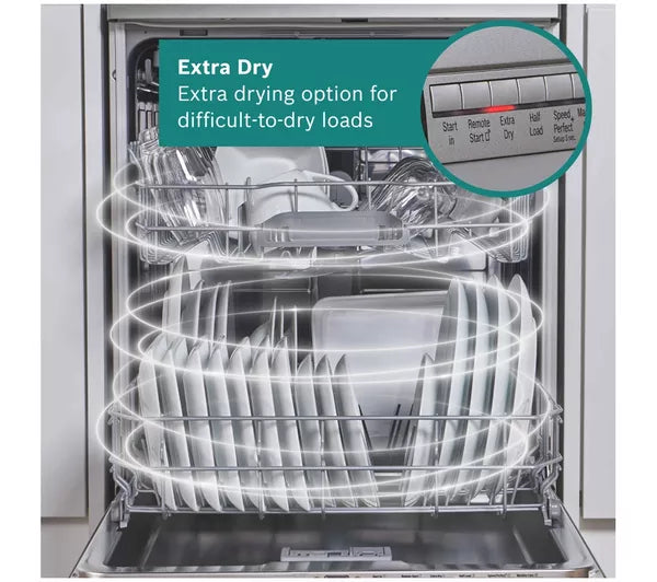 BOSCH Series 4 SMH4HVX14G Full-size Fully Integrated WiFi-enabled Dishwasher