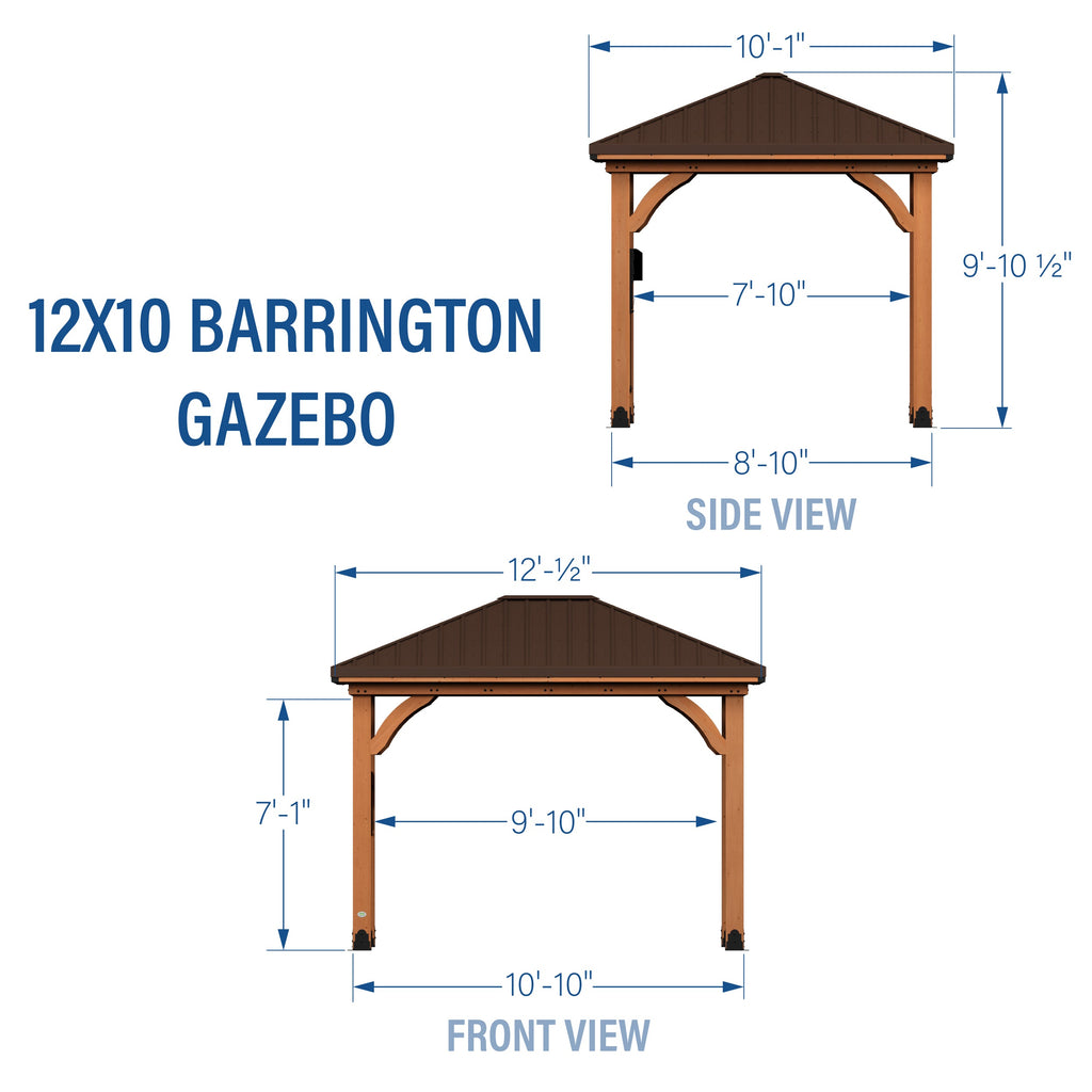 12×10 Barrington Gazebo