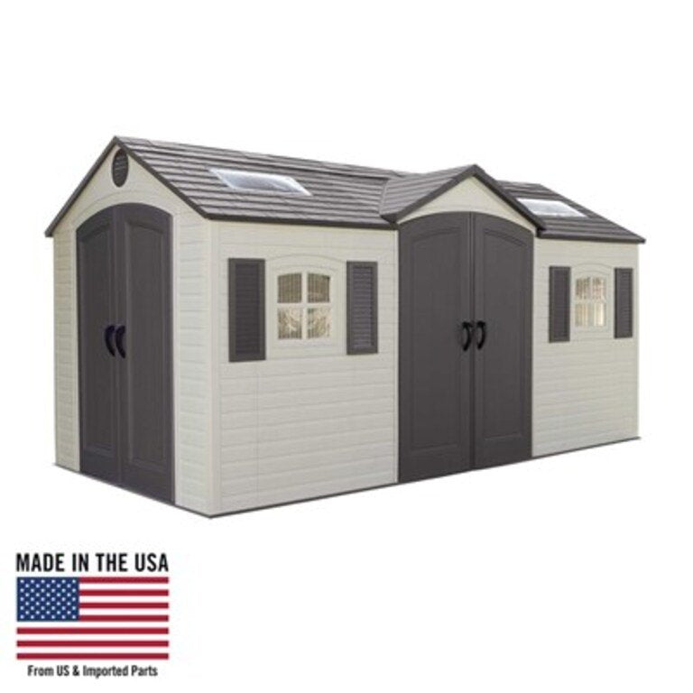 Lifetime 15 x 8 ft. Outdoor Shed – 60079