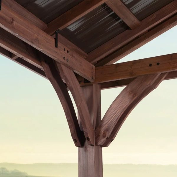 Arlington 12′ X 12′ Solid Wood Patio Gazebo