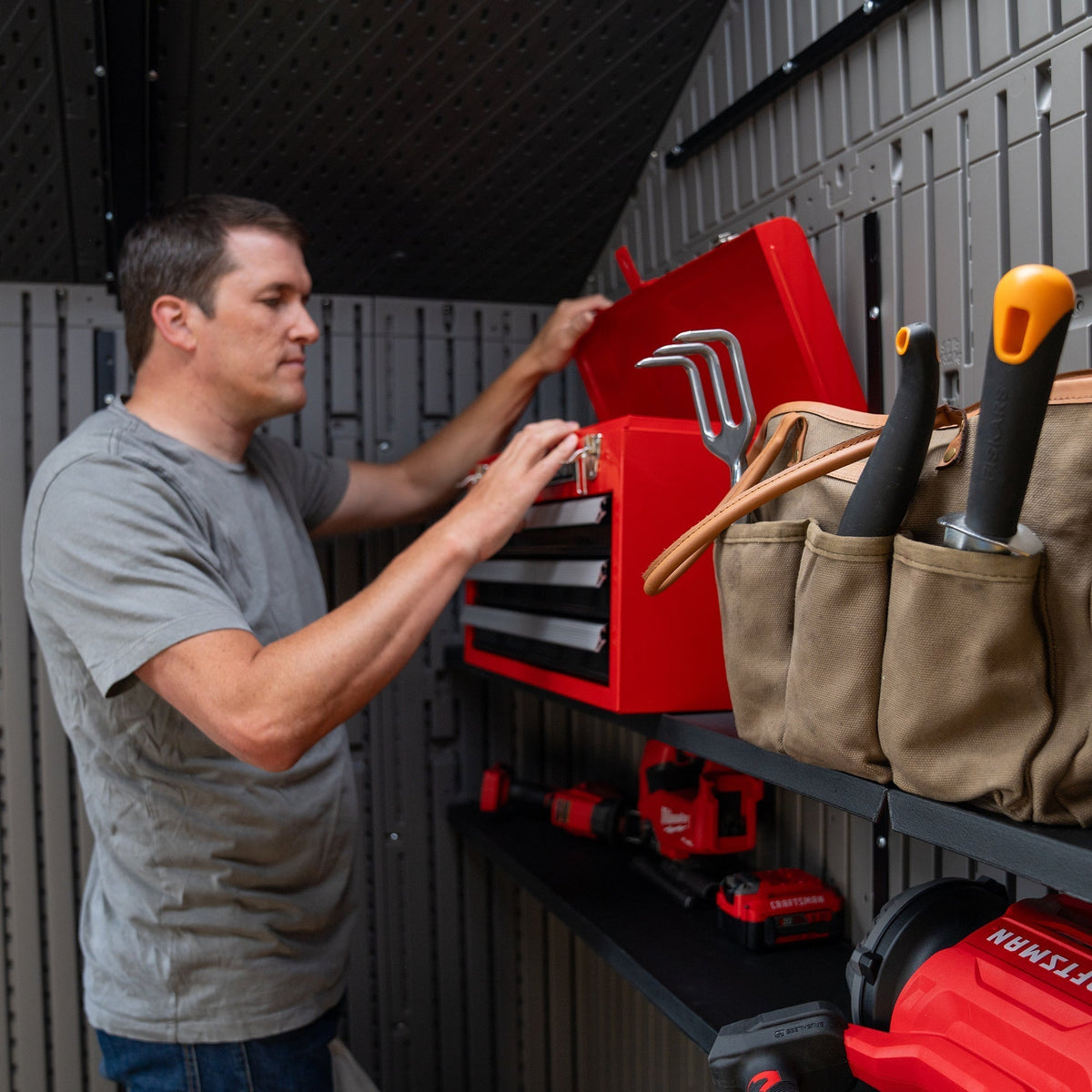 Lifetime 20 ft x 8 ft Outdoor Storage Shed – 60456