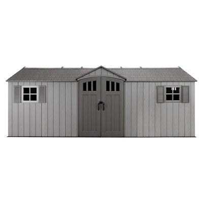 Lifetime 20 x 8 ft. Vinly Outdoor Shed – 60351