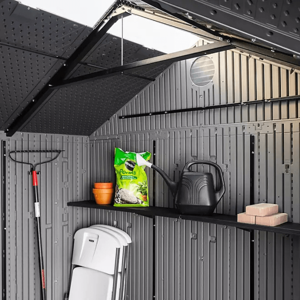 Lifetime 10′ x 8′ Outdoor Storage Shed, Gray