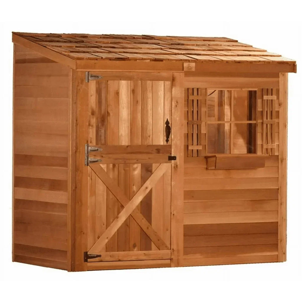 Cedarshed Bayside 8×4 Lean To Storage Shed