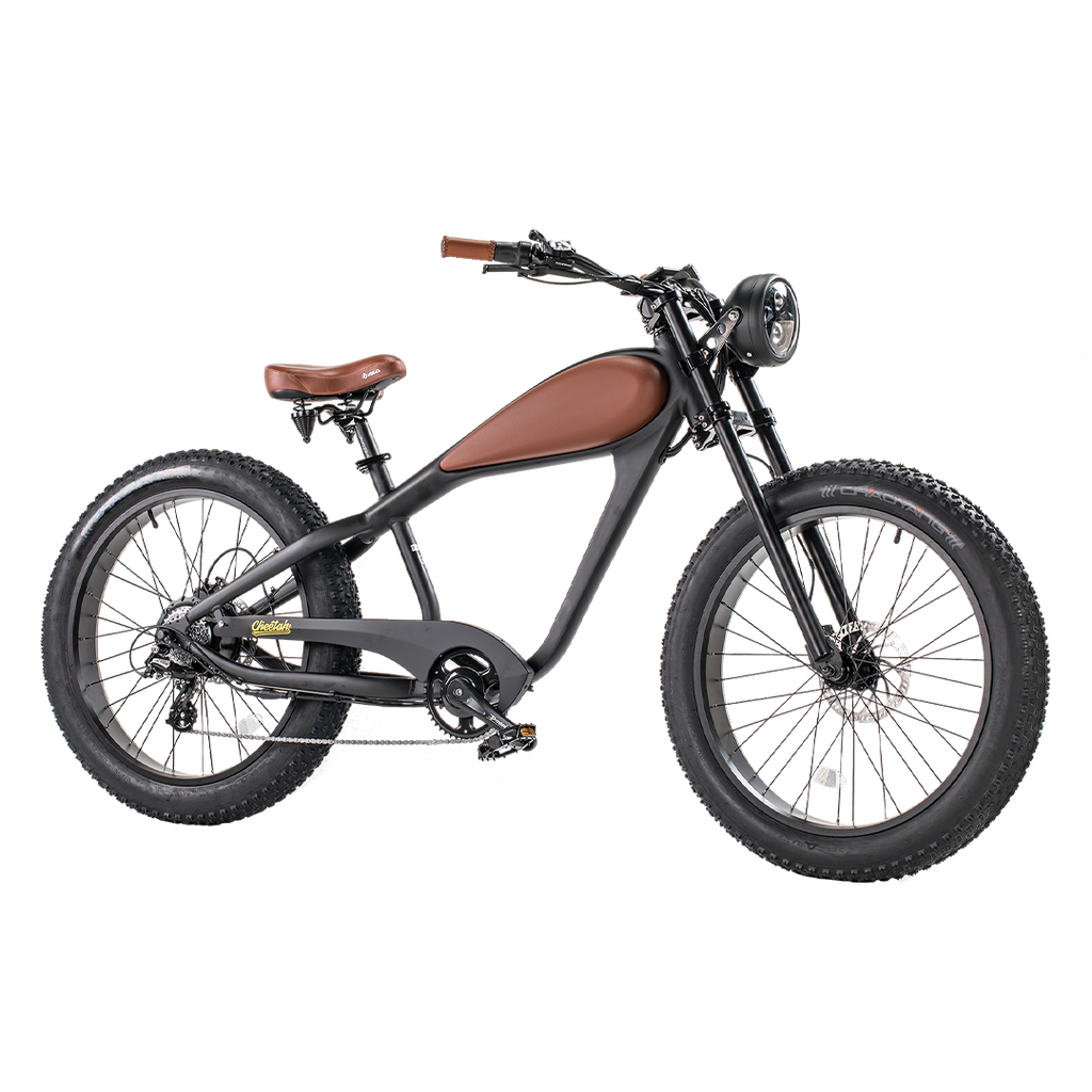 Revi Bikes Cheetah 48V 750W Hub Motor Fat Tire Electric Cruiser Bike