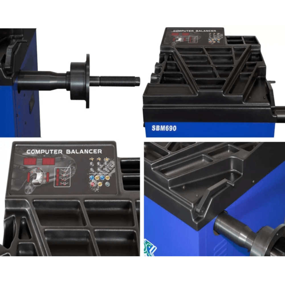 2.0 HP Tire Changer And Wheel Balancer Machine Combo 580 & 690