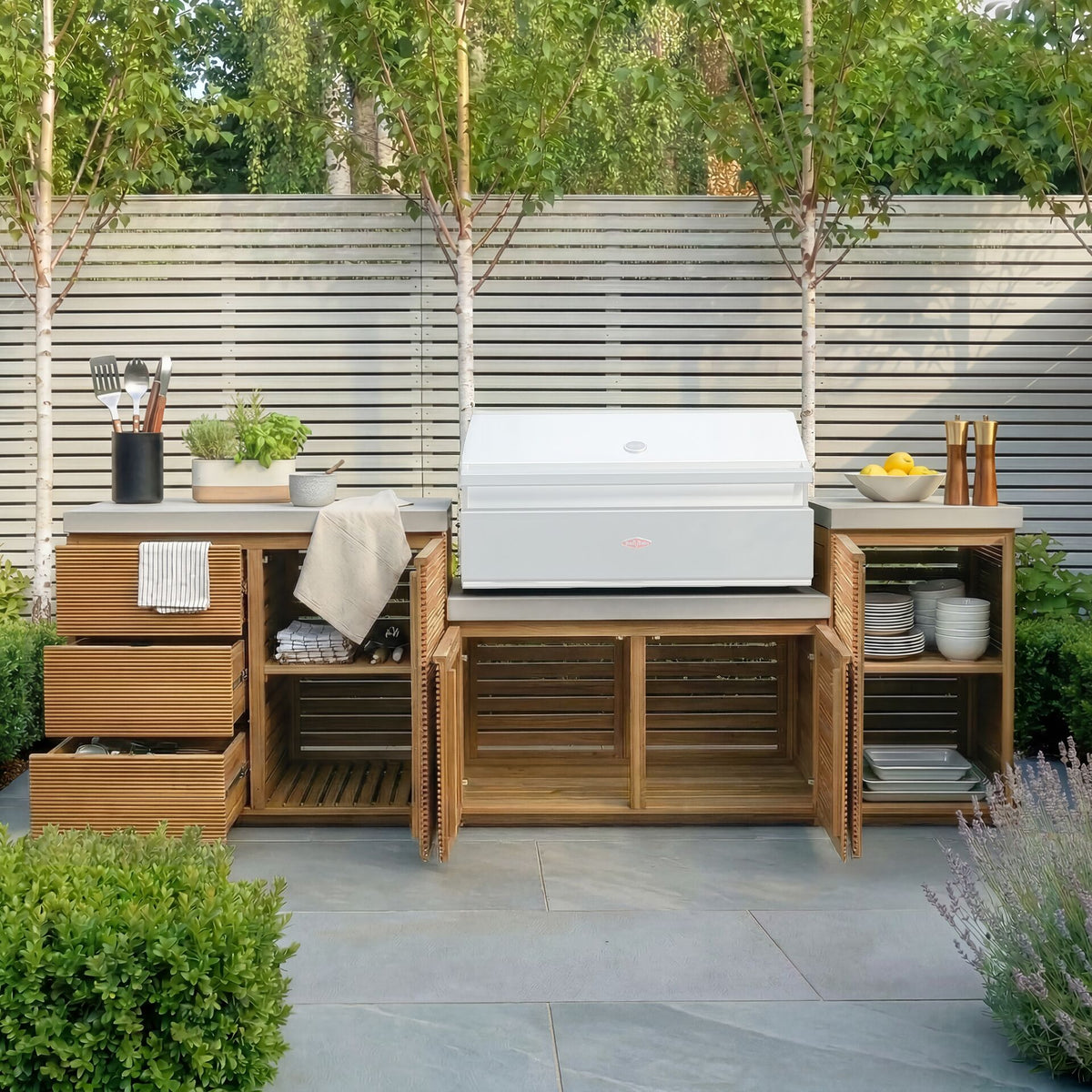 Maze - Bali Outdoor Kitchen Storage Units - Medium Configuration