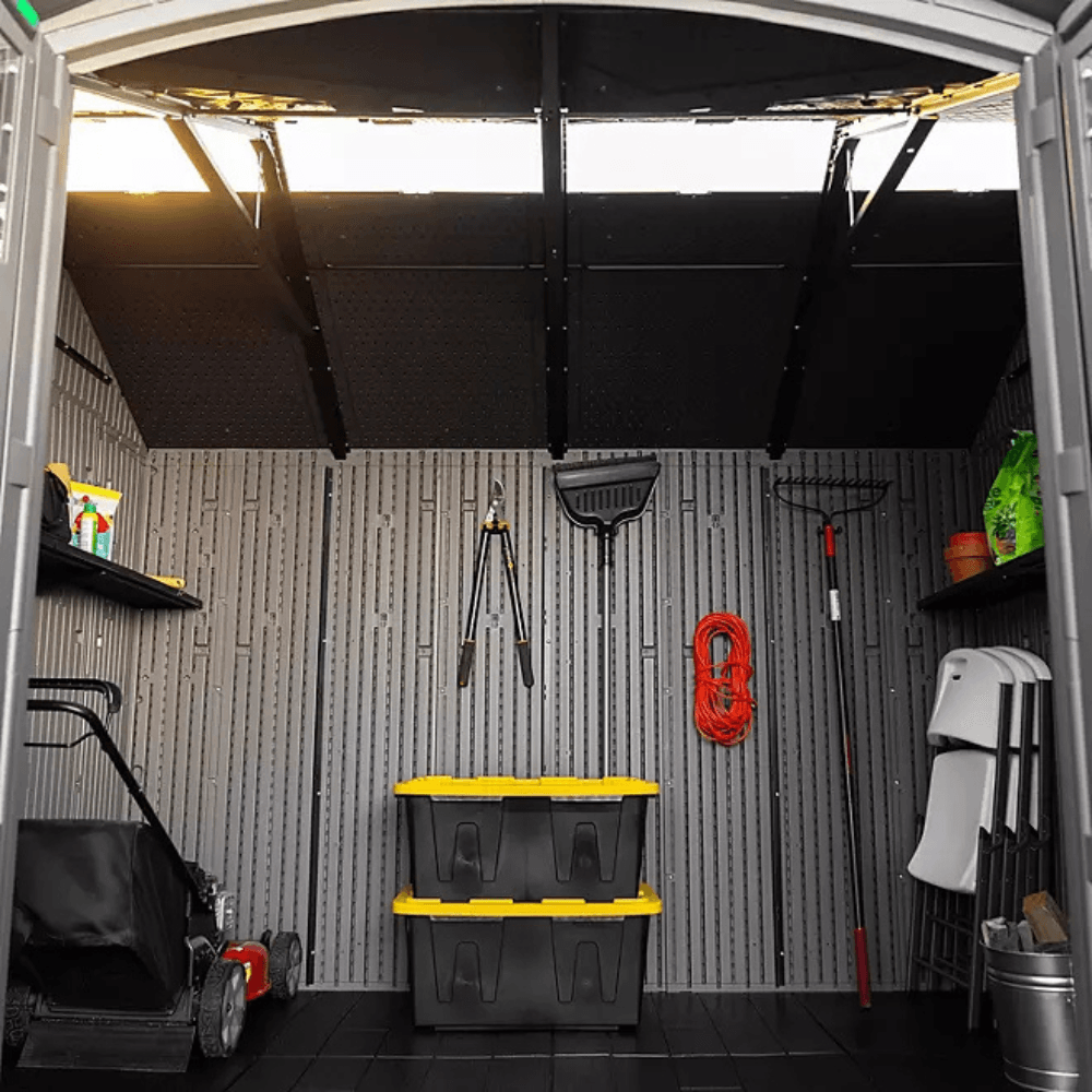 Lifetime 10′ x 8′ Outdoor Storage Shed, Gray