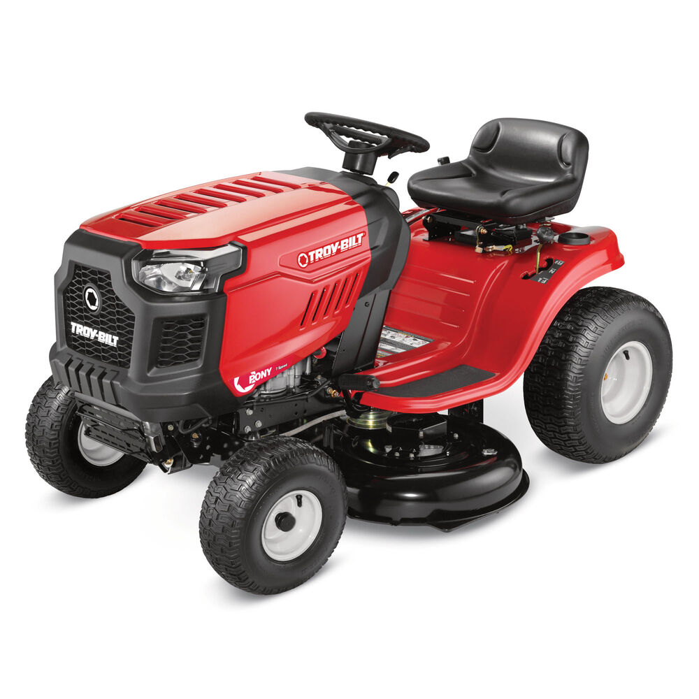 Troy-Bilt Pony 42 Riding Lawn Mower | 547cc Troy-Bilt Engine | 42″ Side-Discharge | 7-Speed Shift On The Go Transmission