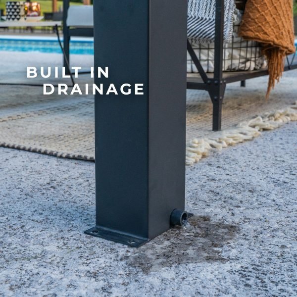14×10 Somerville Pergola – Barnwood Stain