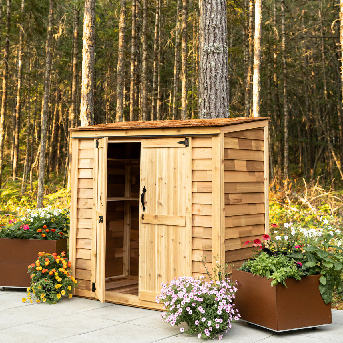 6' x 3' Patio Garden Shed