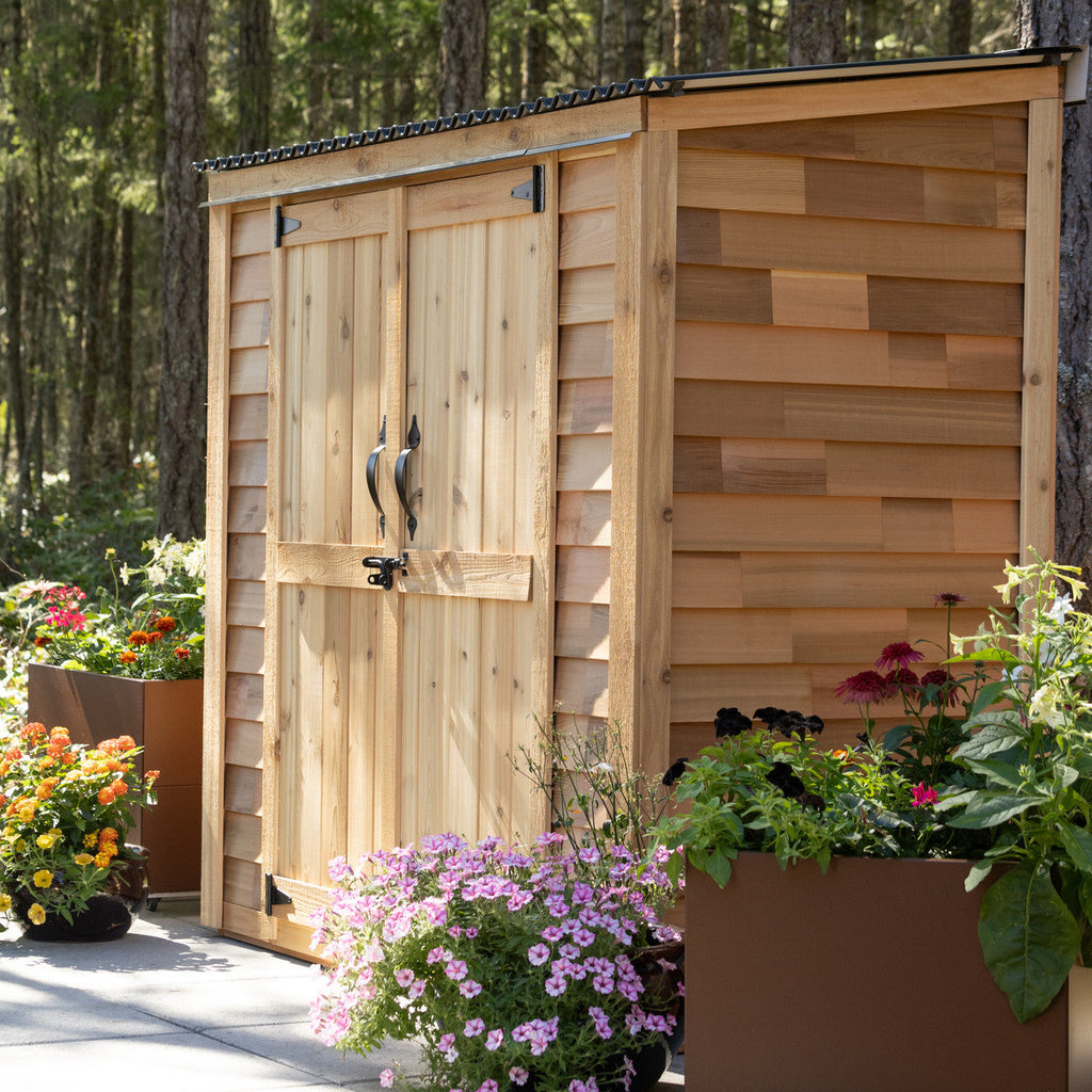 6' x 3' Patio Garden Shed