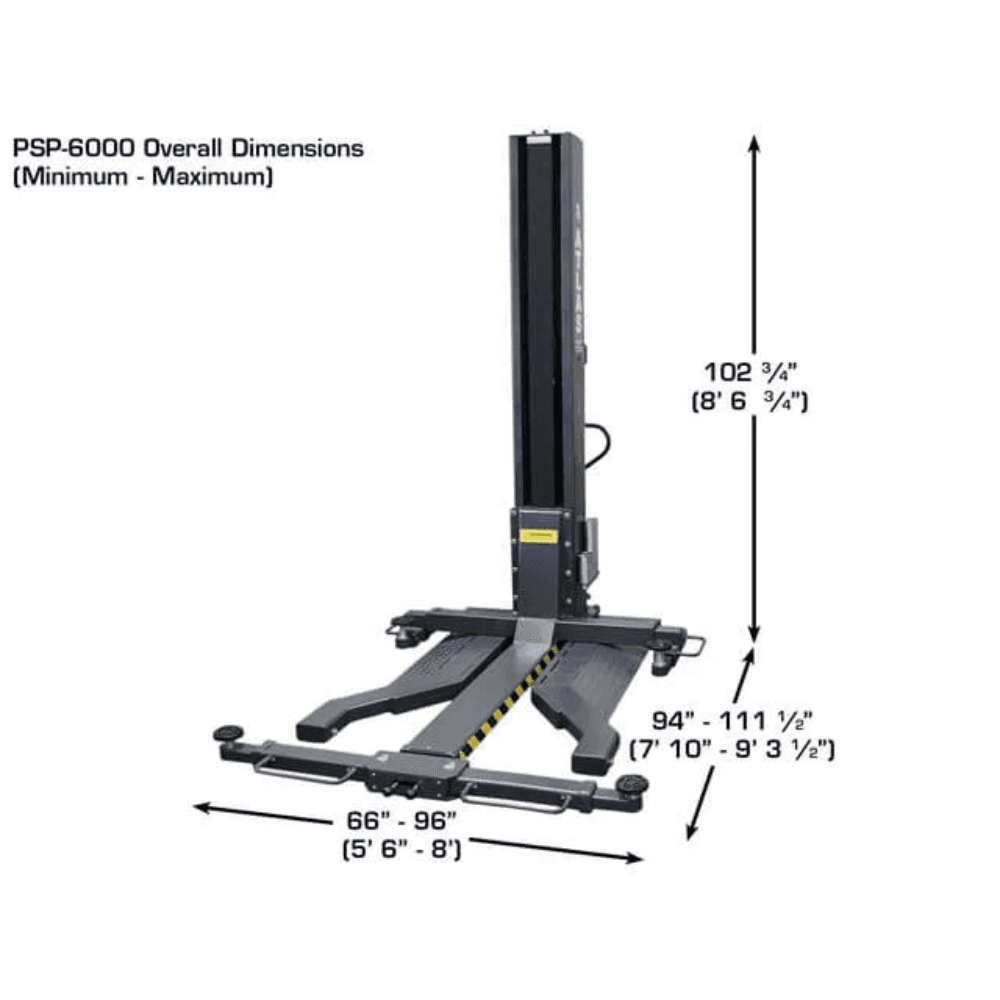 6,000-lb. Capacity / Mid-Rise Scissor Lift / Open-Center