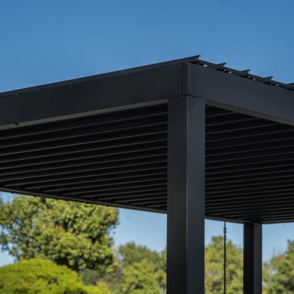 14×10 Somerville Pergola – Barnwood Stain