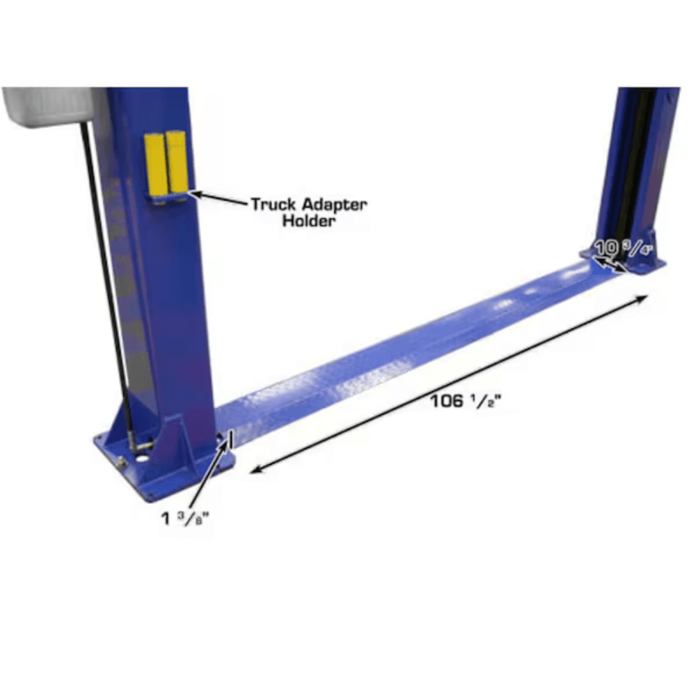 9000 LB Baseplate 2-Post Lift – Atlas 9KBPX