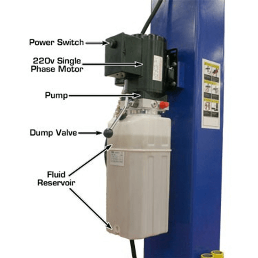 9000 LB Overhead 2-Post Lift – Atlas 9KOHX