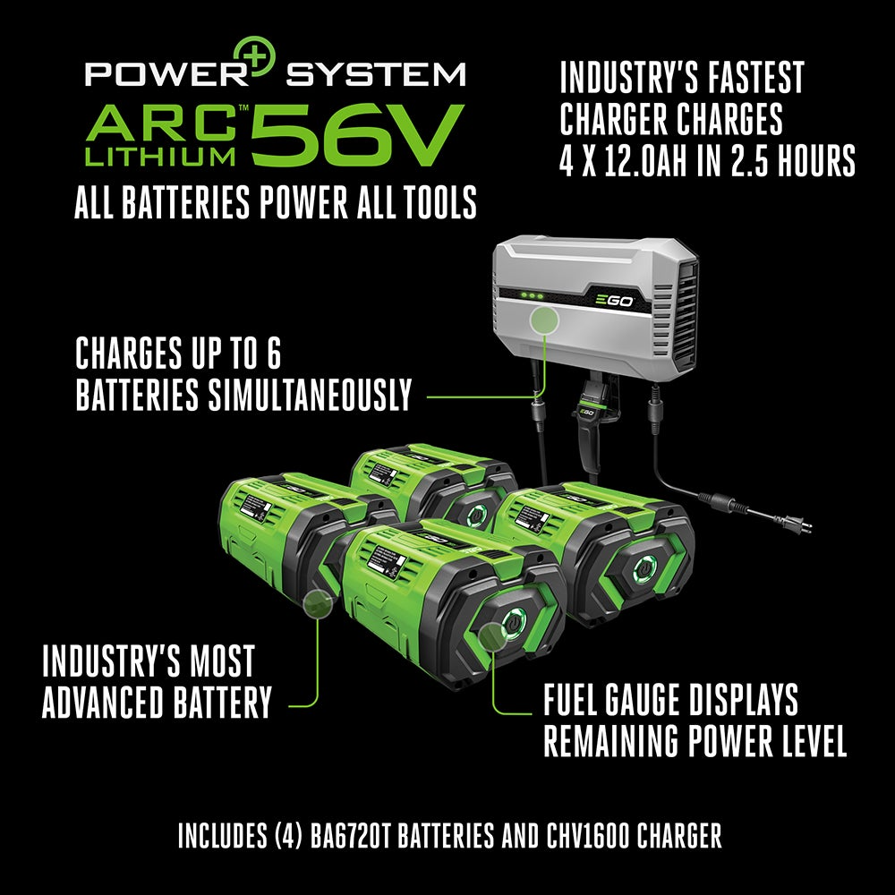 EGO Power+ 42″ 56-Volt Lithium-Ion Z6 Zero Turn Mower