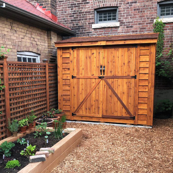 8' x 4' SpaceSaver Storage Shed – Double Doors