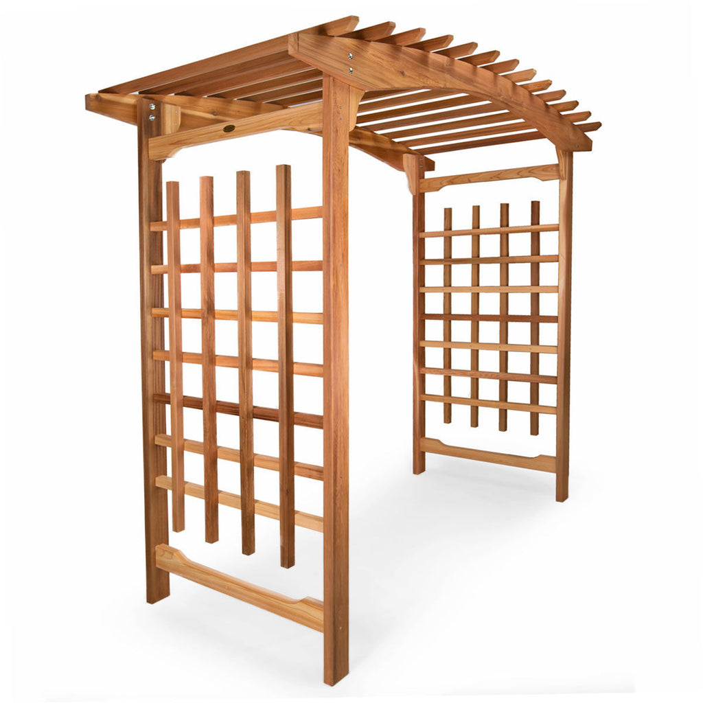 8′ Cedar Walk-Through Garden Arbor
