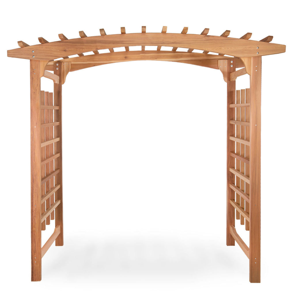 8′ Cedar Walk-Through Garden Arbor