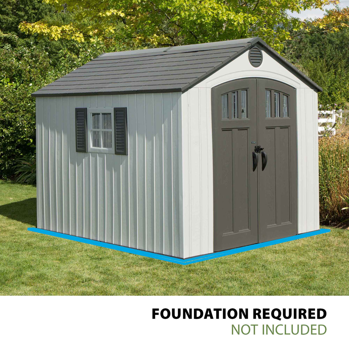 Lifetime 8 x 10 ft. Outdoor Storage Shed – 60202