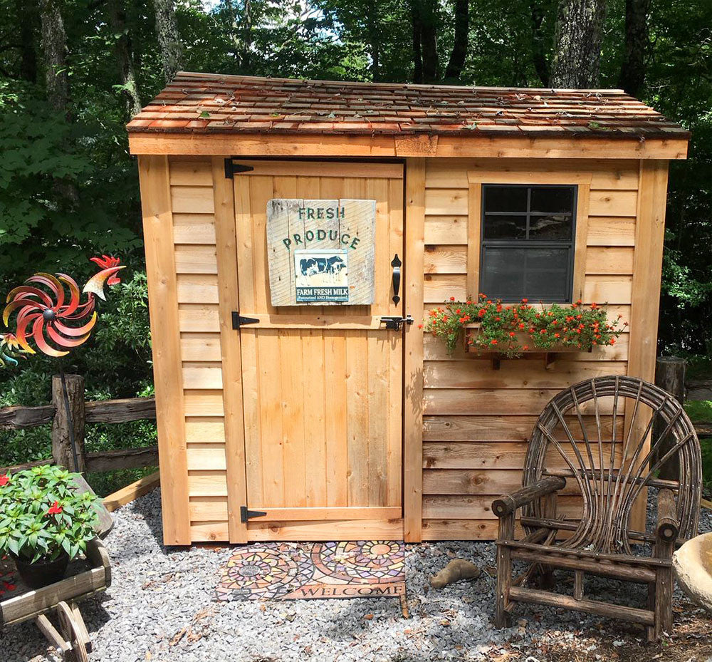 8' x 4' SpaceSaver Storage Shed – Single Door