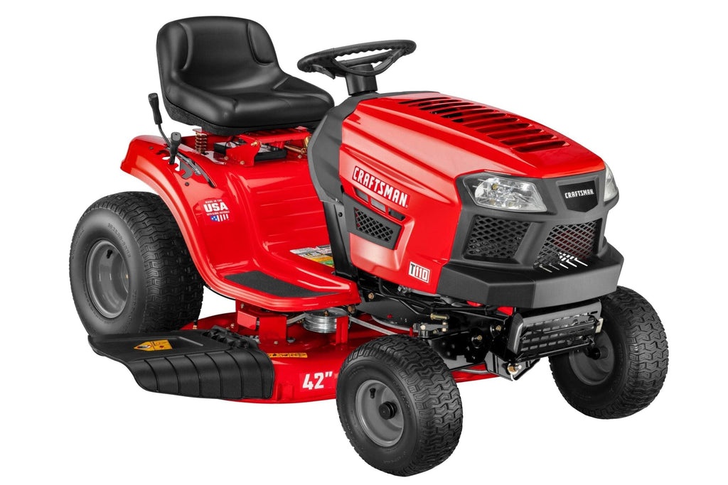 Craftsman T110 | 42" Riding Mower | 17.5 HP Briggs & Stratton Engine | 7-Speed Transmission