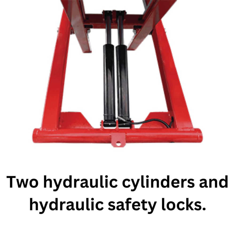 AMGO Hydraulics EM06 Portable Mid Rise Scissor Lift 6,000 lbs.