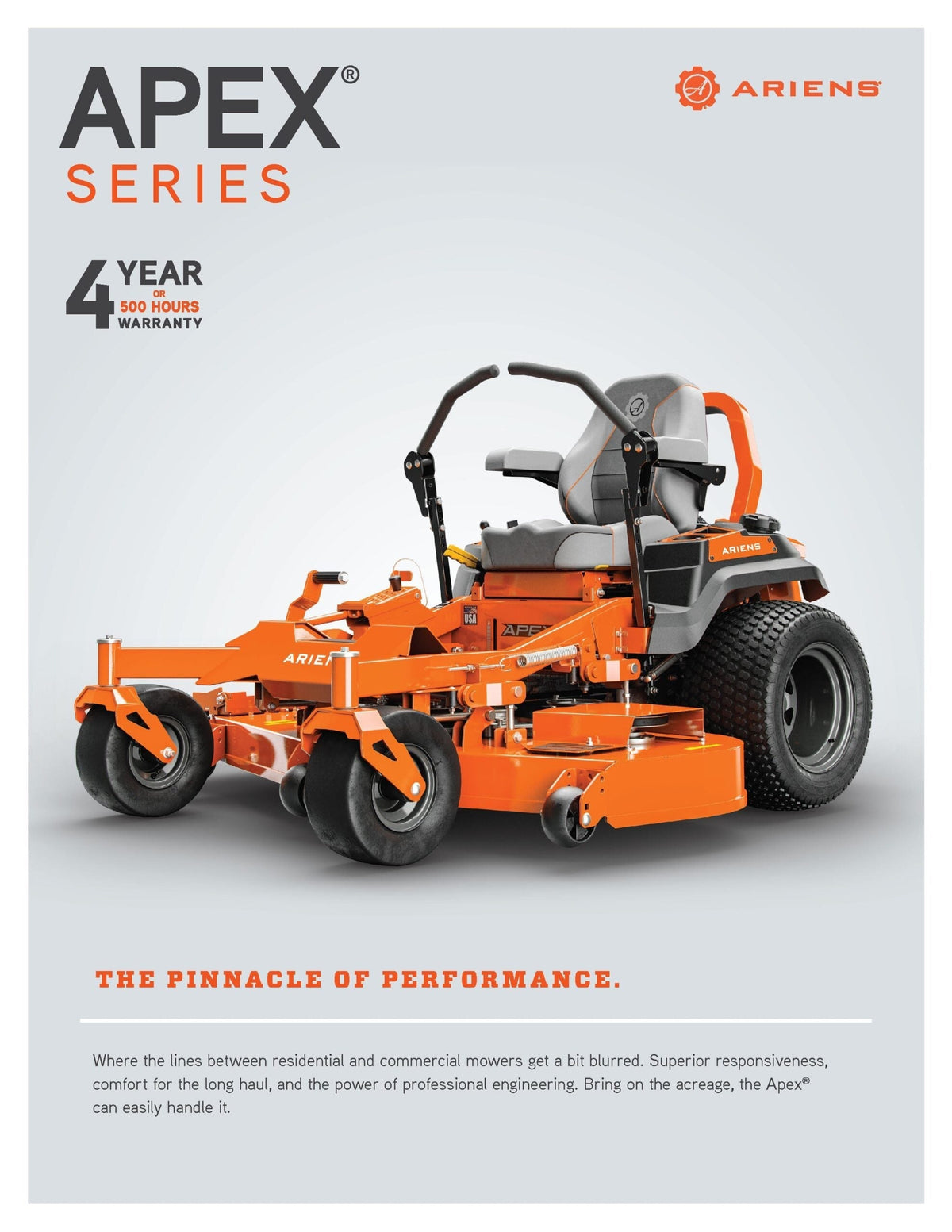 Ariens Apex 52 KW Zero Turn Lawn Mower