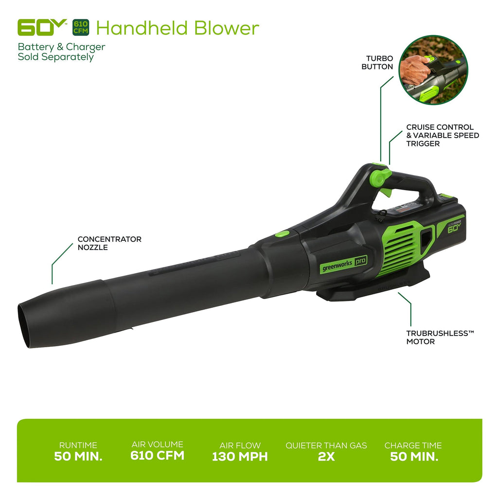 60V 25″ Cordless Battery Self-Propelled Mower Combo Kit, Blower: (2) 4.0 Ah Batteries and Dual-Port Charger