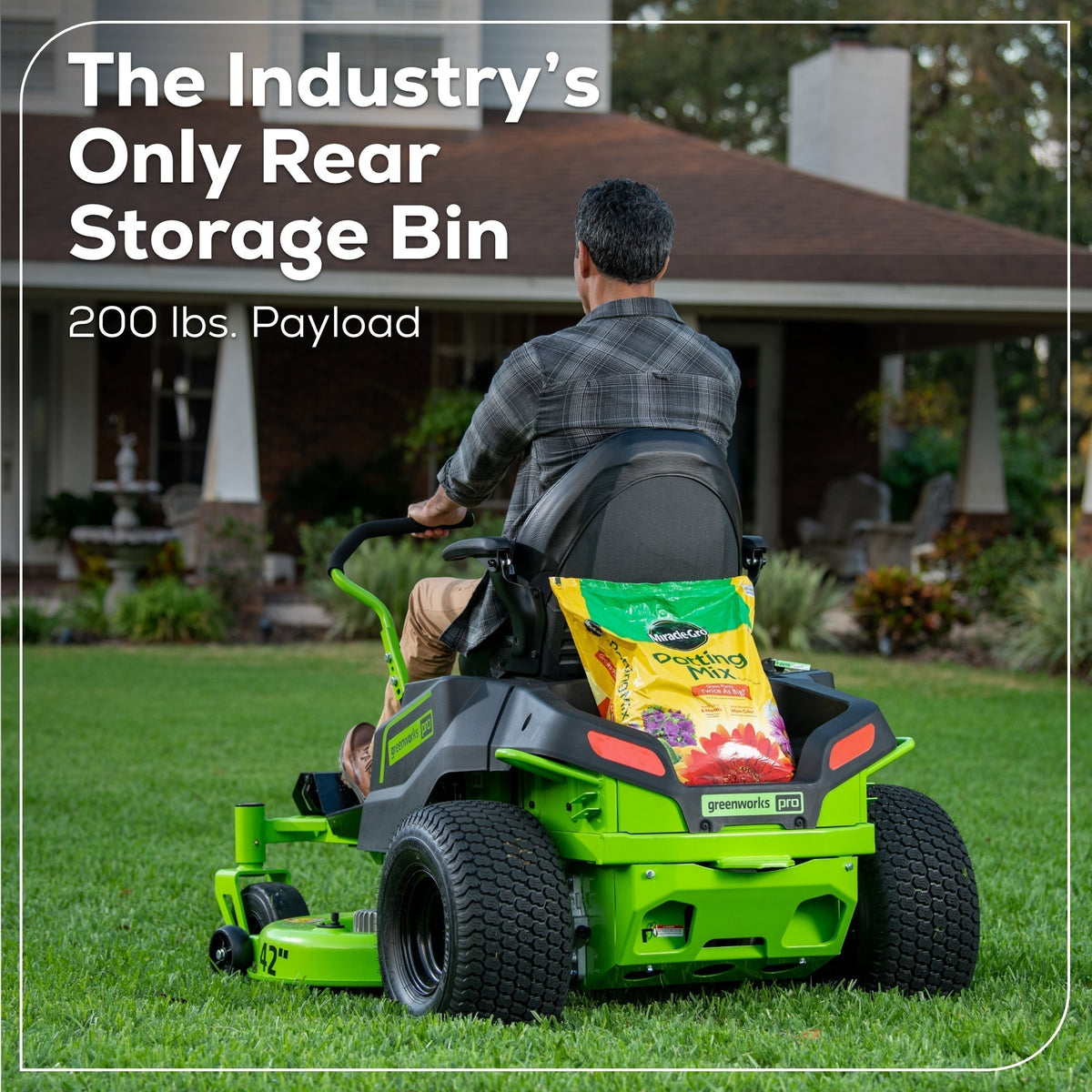60V 42″ Electric CrossoverZ Zero Turn Mower with (4) 8 Ah Batteries and (2) Dual-Port Turbo Chargers