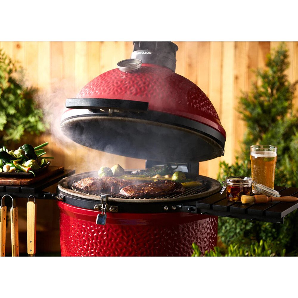 Kamado Joe BJ24NRHC Big Joe II Stand-Alone, Red