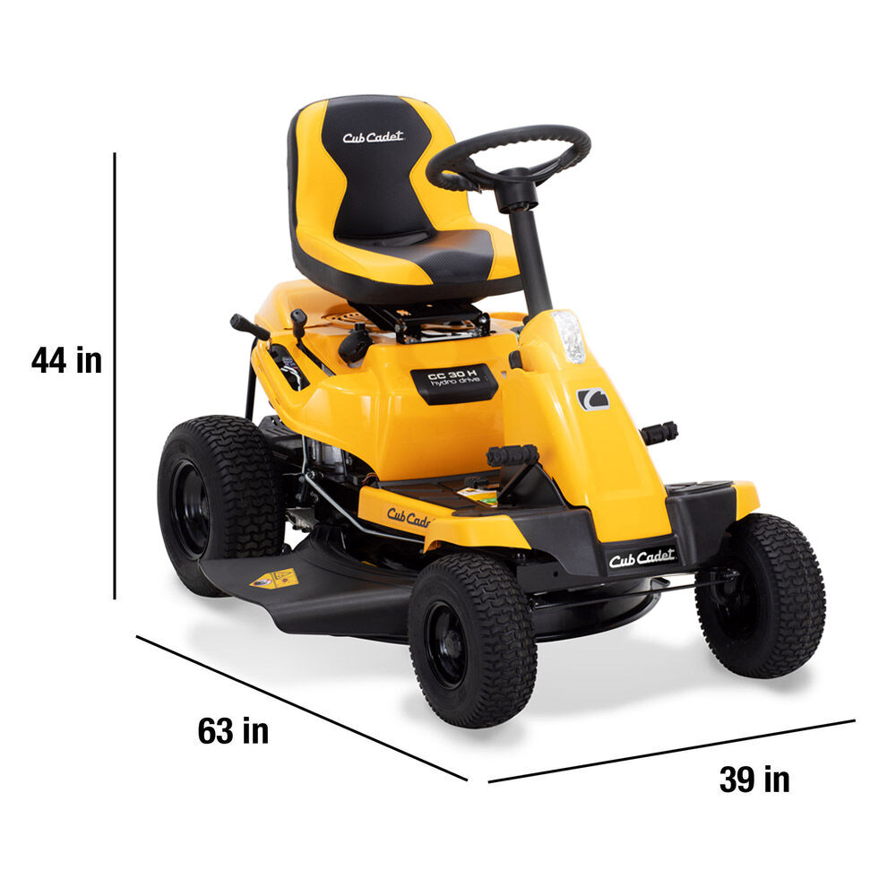 Cub Cadet CC 30 H Rear Engine Riding Mower | 10.5 HP Briggs & Stratton, 30" Stamped Deck
