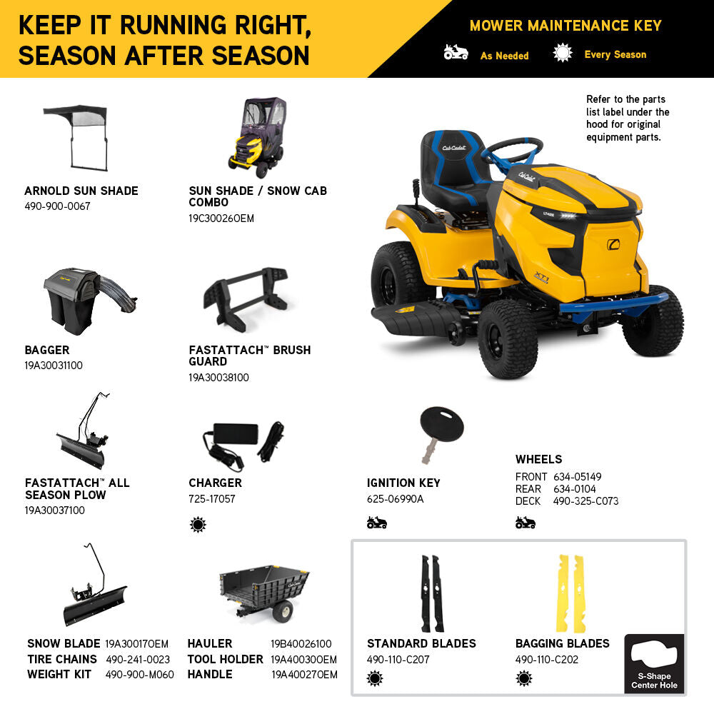 Cub Cadet LT 42E Electric Lawn Mower