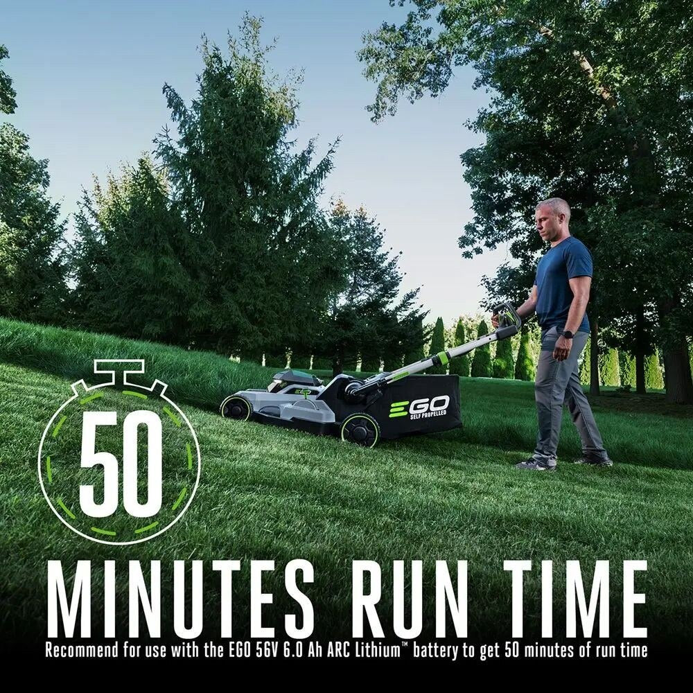 EGO LM2114SP New 21″ Brushless Self Propelled Mower With Dual Toggle Kit (6.0Ah, 320W Charger)