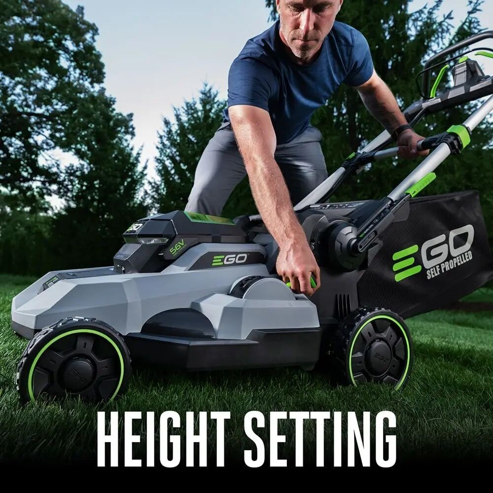 EGO LM2114SP New 21″ Brushless Self Propelled Mower With Dual Toggle Kit (6.0Ah, 320W Charger)