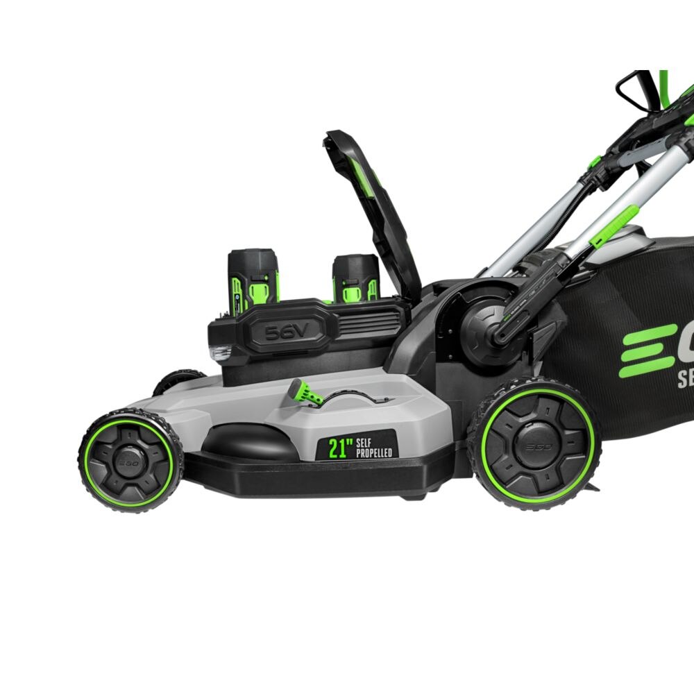 EGO LM2142SP 21″ Poly Deck Dual-port SP Lawn Mower Kit (550W Charger, 2*5.0Ah)