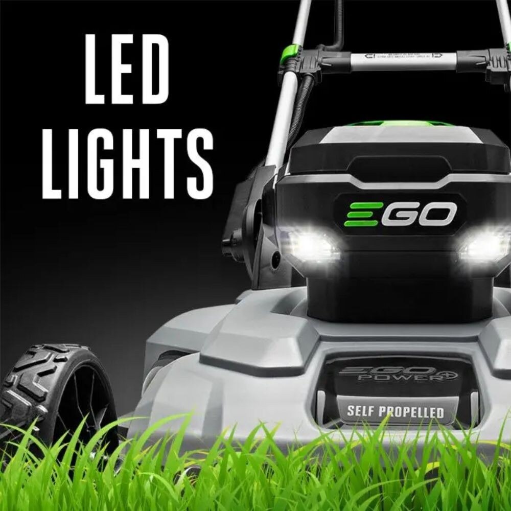 EGO LM2142SP 21″ Poly Deck Dual-port SP Lawn Mower Kit (550W Charger, 2*5.0Ah)