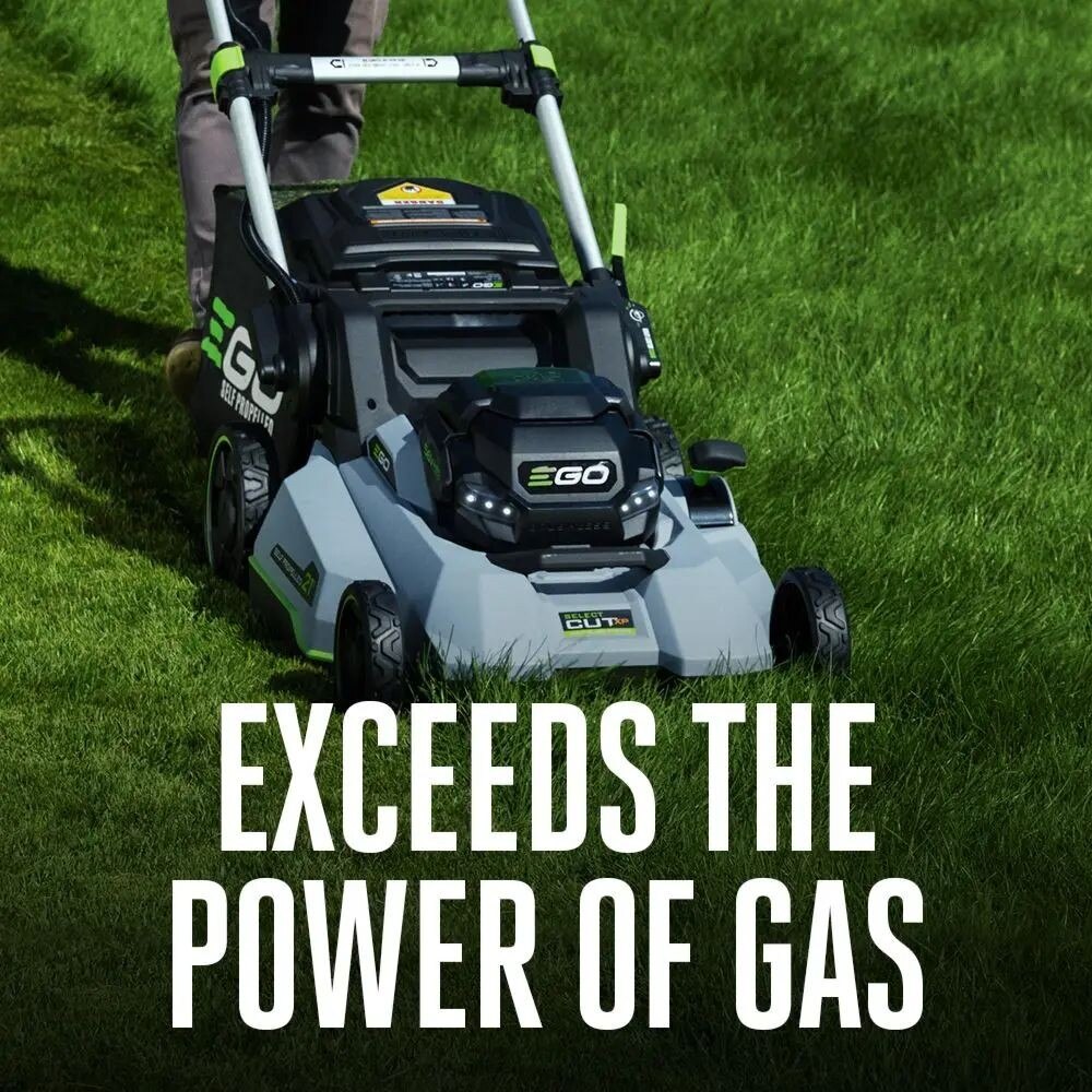 EGO LM2156SP 21″ SELECT CUT Flagship SP lawn mower kit (G3 10.0Ah Battery, 700W charger, 1200W motor)
