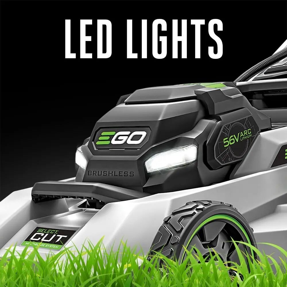 EGO LM2156SP 21″ SELECT CUT Flagship SP lawn mower kit (G3 10.0Ah Battery, 700W charger, 1200W motor)