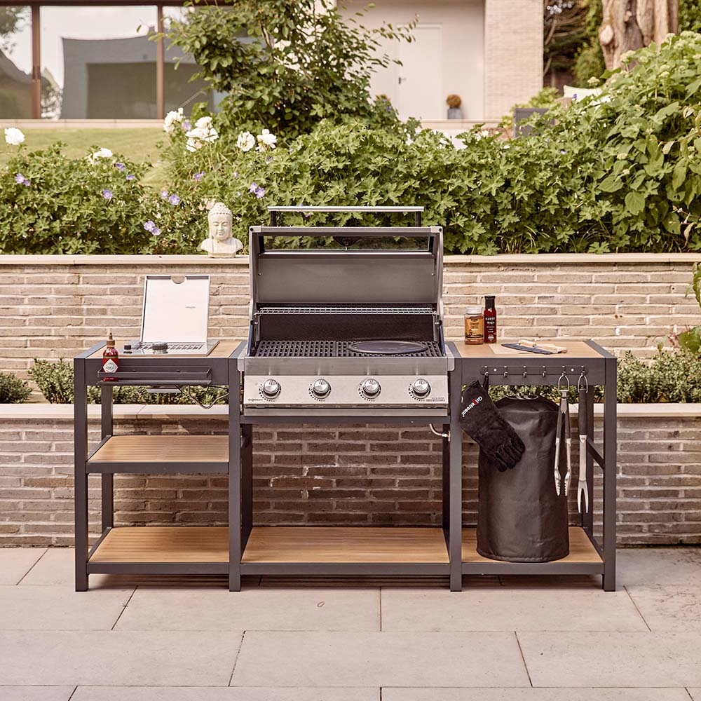 Sanctuary Oak 4 Burner Outdoor Kitchen