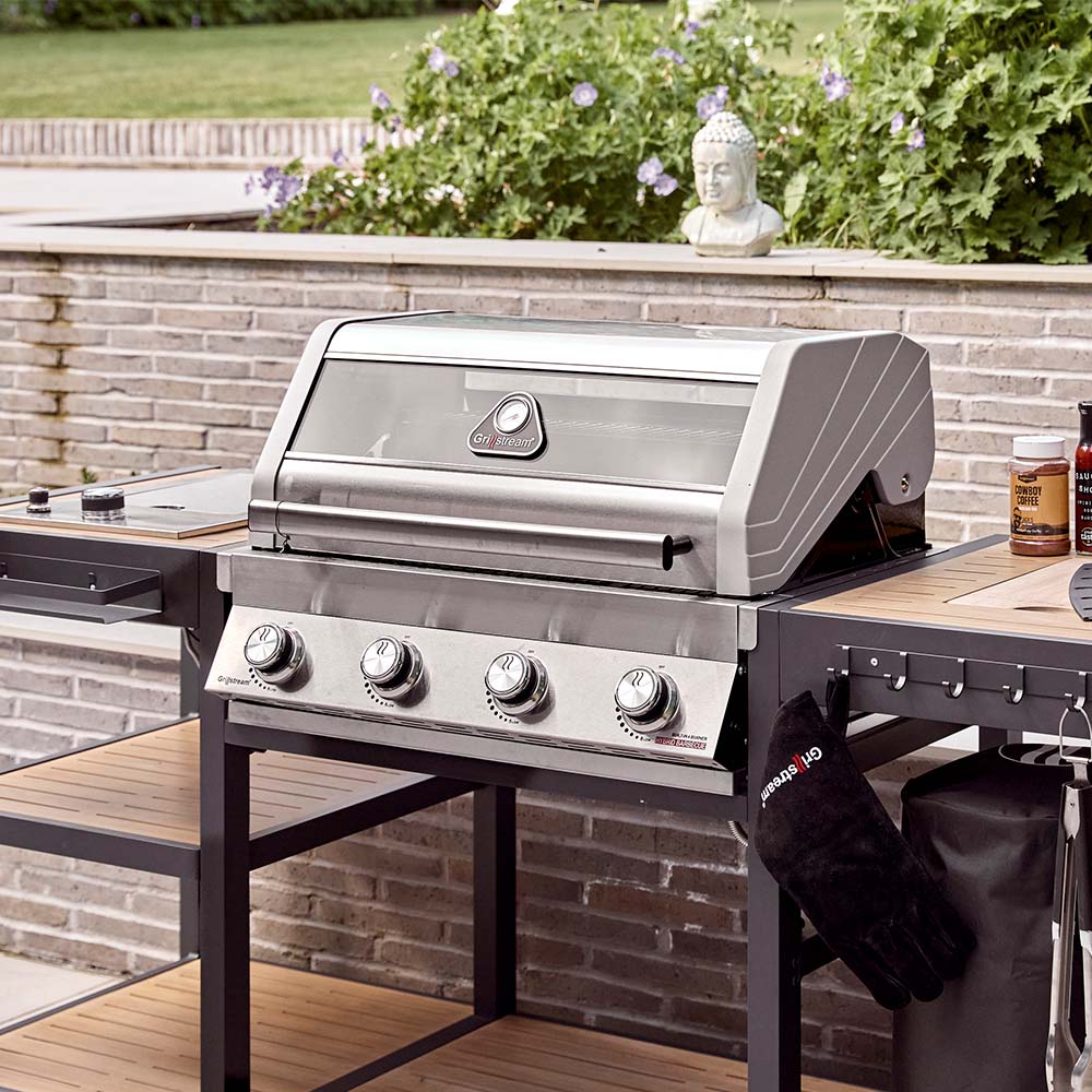 Sanctuary Oak 4 Burner Outdoor Kitchen
