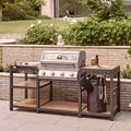 Sanctuary Oak 4 Burner Outdoor Kitchen