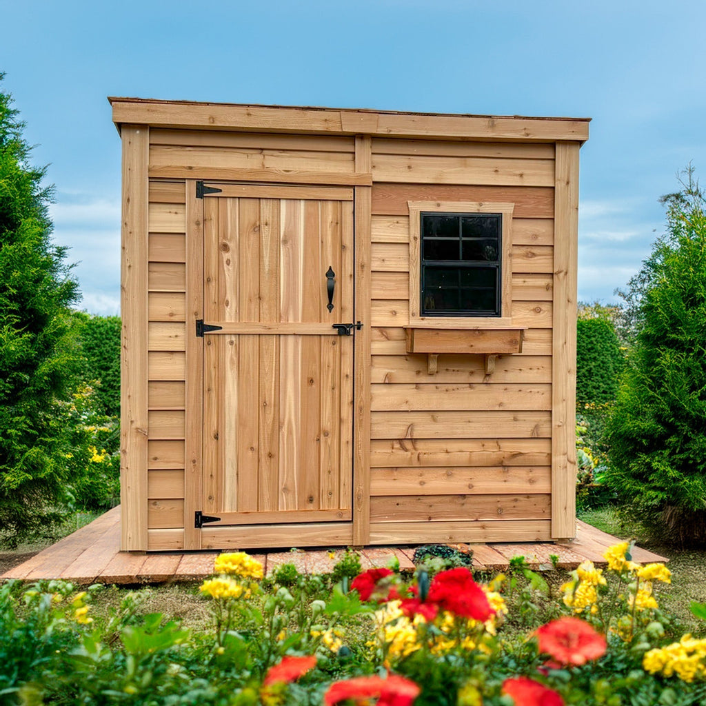 8′ x 4′ GardenSaver Storage Shed – Single Door