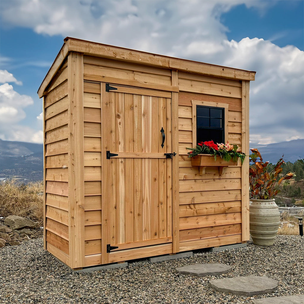 8′ x 4′ GardenSaver Storage Shed – Single Door