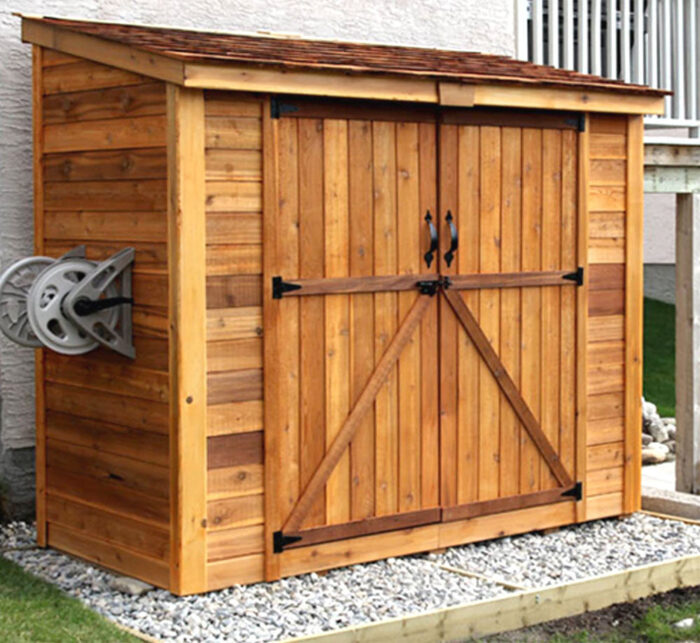 8' x 4' SpaceSaver Storage Shed – Double Doors