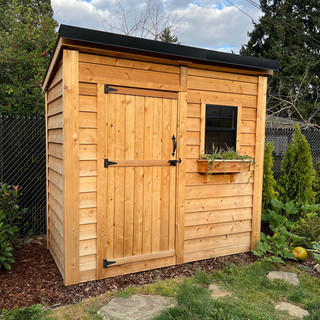 8′ x 4′ GardenSaver Storage Shed – Single Door
