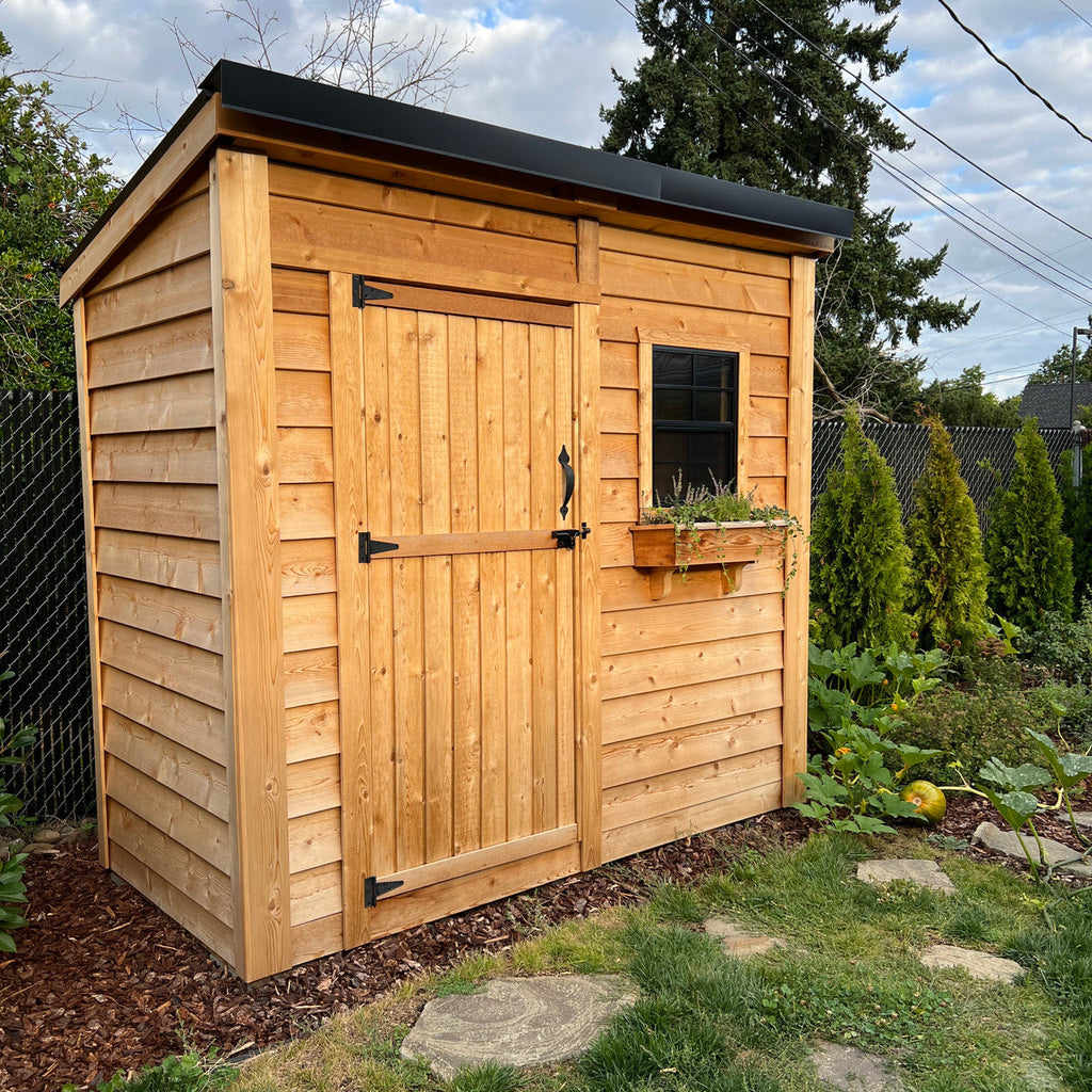 8′ x 4′ GardenSaver Storage Shed – Single Door