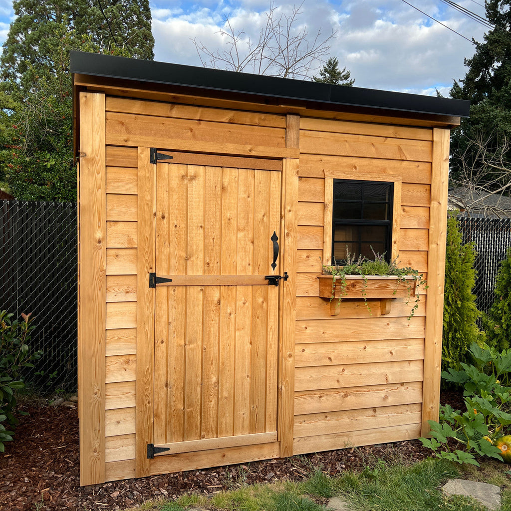 8′ x 4′ GardenSaver Storage Shed – Single Door